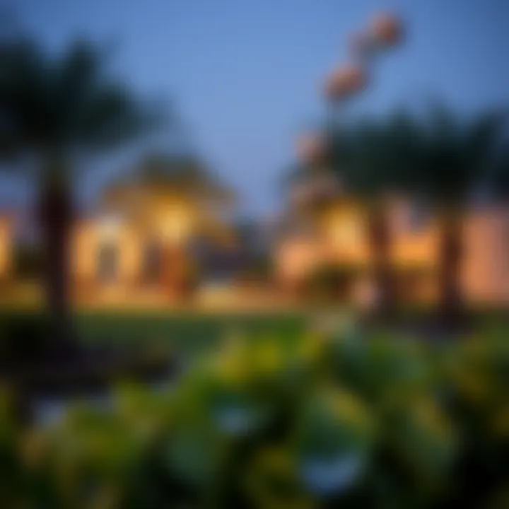 Charming community park in a Dubai neighborhood