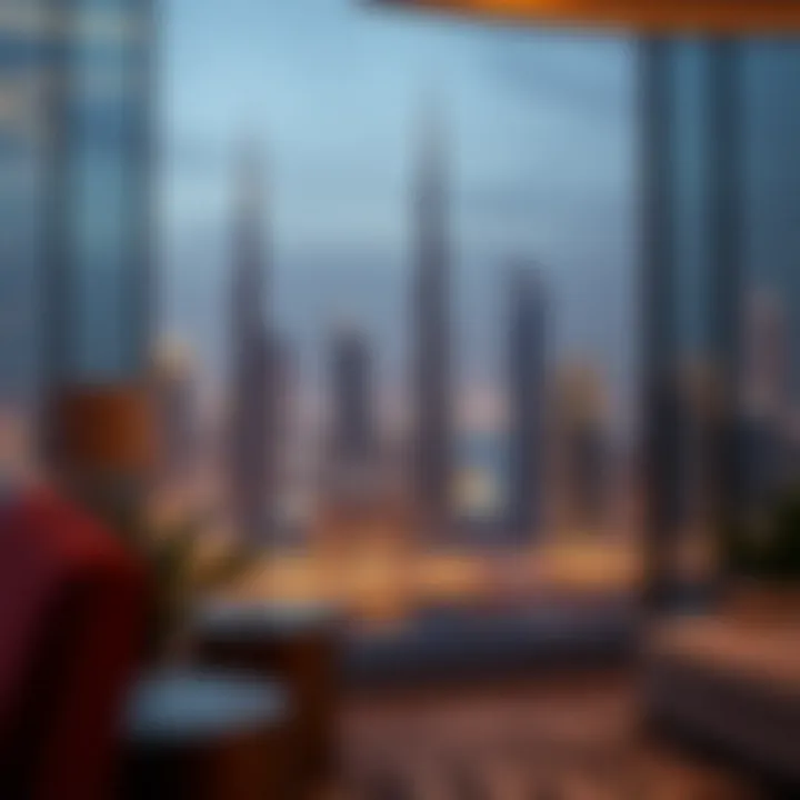 Stunning skyline of Dubai showcasing luxury apartments