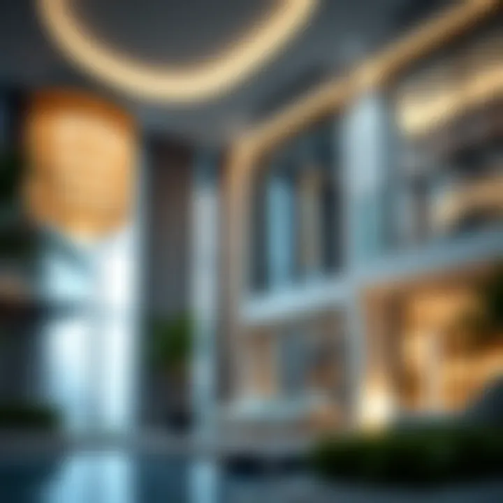 Modern architectural design representing luxury properties