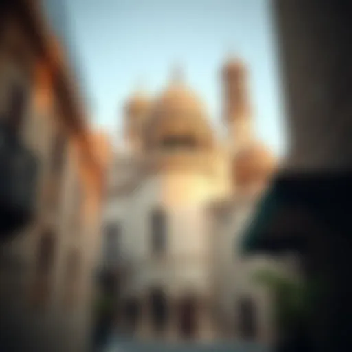 Traditional architecture of Al Bastakiya showcasing wind towers and narrow alleys