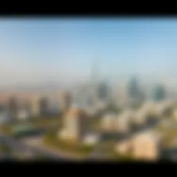 Aerial view of Dubai's skyline featuring Al Dar Properties developments