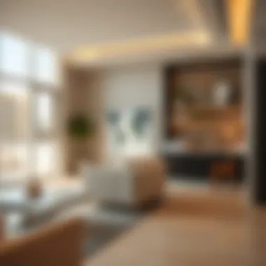 Modern Apartment Interior in Al Khail Gate Interior of a modern apartment in Al Khail Gate