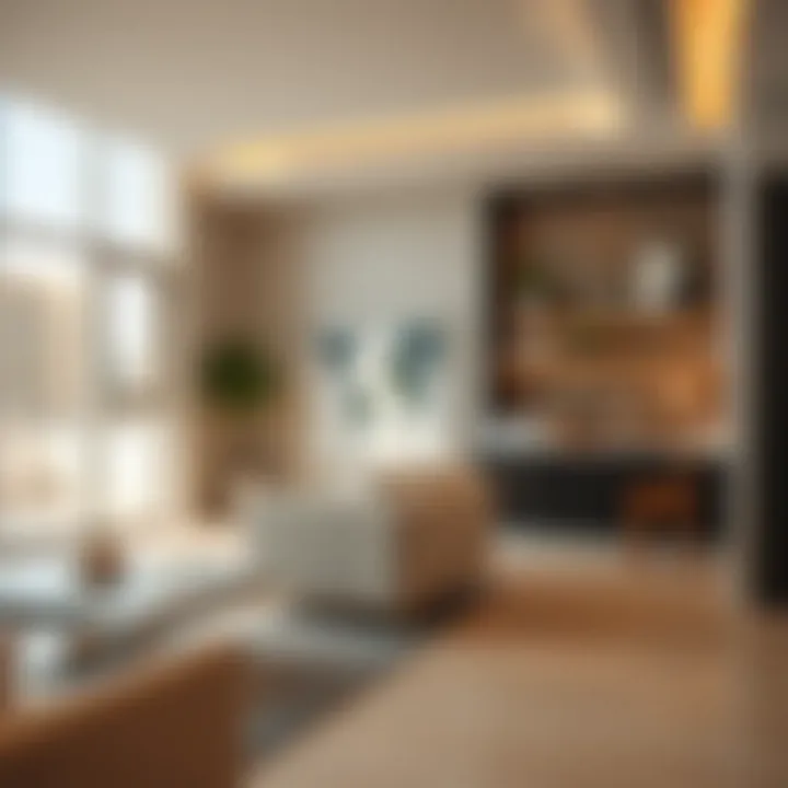 Modern Apartment Interior in Al Khail Gate Interior of a modern apartment in Al Khail Gate