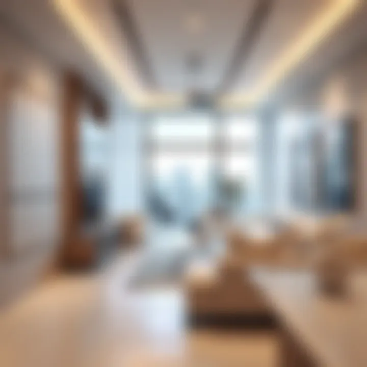 Interior layout of a typical unit within Al Razi Building 64
