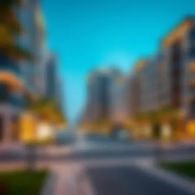 Residential Developments on Al Taawun Street Modern residential buildings along Al Taawun Street highlighting lifestyle options