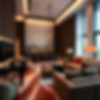 Luxurious Interior Design at Atlantis The Pointe Luxurious interior design of a residential unit at Atlantis The Pointe highlighting modern elegance