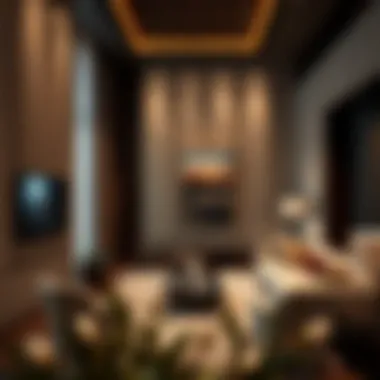 Exquisite Interior of Aveline Residences Luxurious interior design of a living space in Aveline Residences