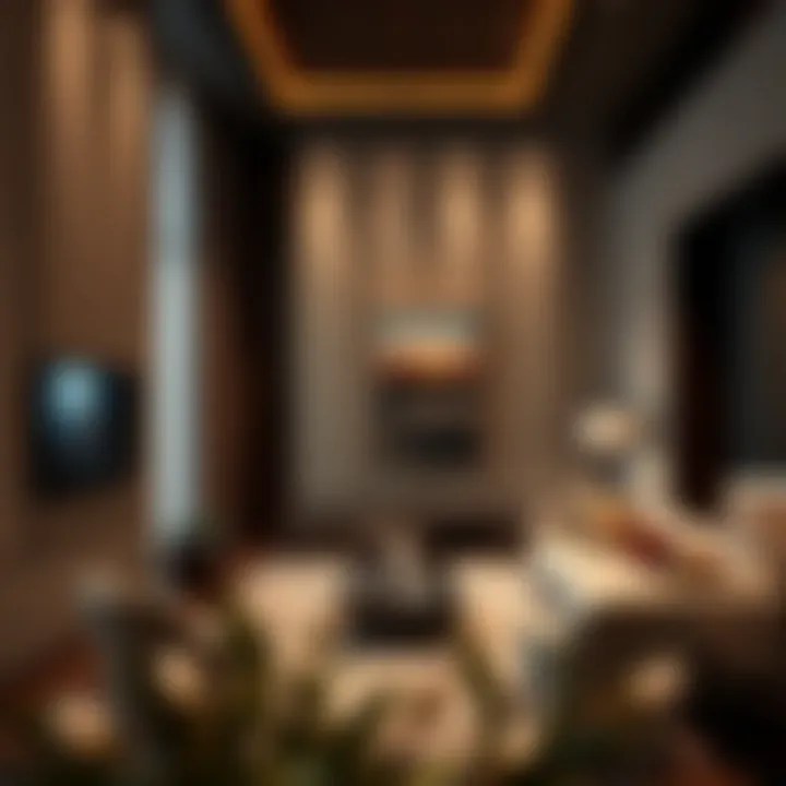 Exquisite Interior of Aveline Residences Luxurious interior design of a living space in Aveline Residences