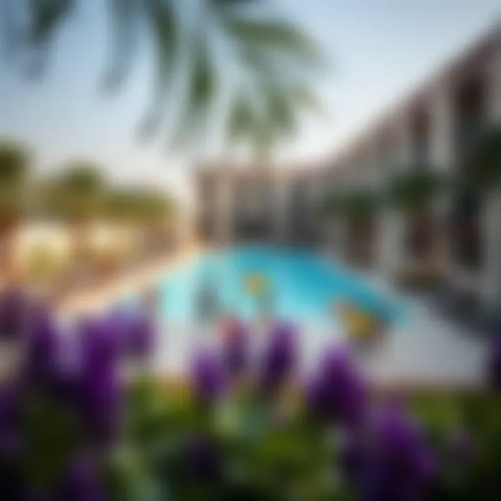 Community Amenities of Azizi Beachfront Vibrant community amenities including pools and recreational areas
