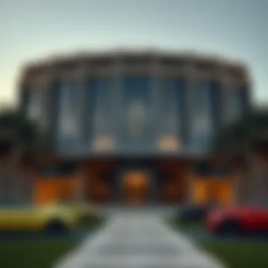 Architectural Marvel: Binghatti and Mercedes-Benz Collaboration A luxurious residential building designed by Binghatti with Mercedes-Benz branding.
