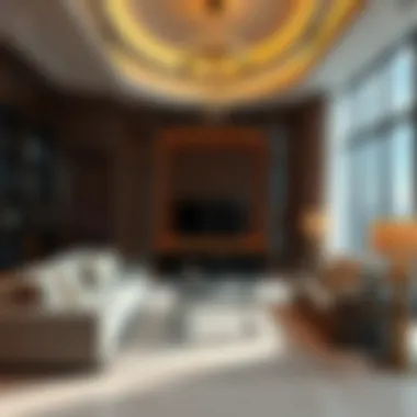 Inside a Luxurious Flat at Burj Khalifa Luxurious interior of a flat in Burj Khalifa