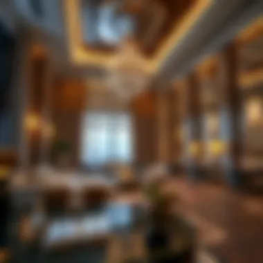 Elegant Interior of Burj Royale Downtown Interior design showcasing luxury amenities in Burj Royale