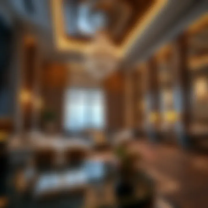 Elegant Interior of Burj Royale Downtown Interior design showcasing luxury amenities in Burj Royale