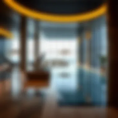 Exclusive amenities within Cavalli Tower, including a lavish pool area and wellness facilities designed for residents.