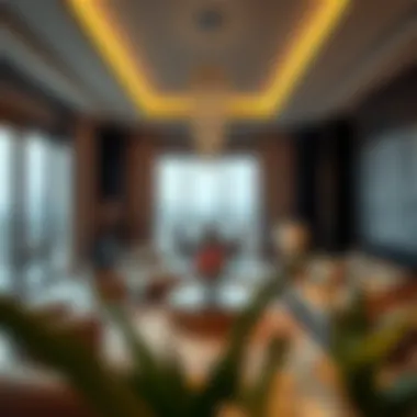 Luxurious interior of a residence within Cavalli Tower featuring high-end finishes and elegant decor.