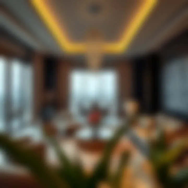 Luxurious interior of a residence within Cavalli Tower featuring high-end finishes and elegant decor.