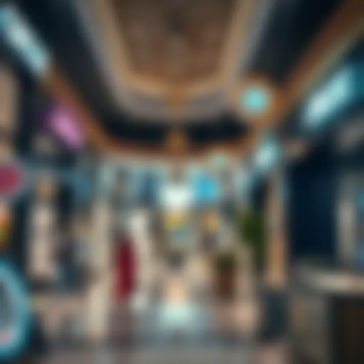 Vibrant shopping atmosphere within Circle Mall