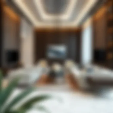 Elegant living room showcasing the Arabella 2 floor plan layout