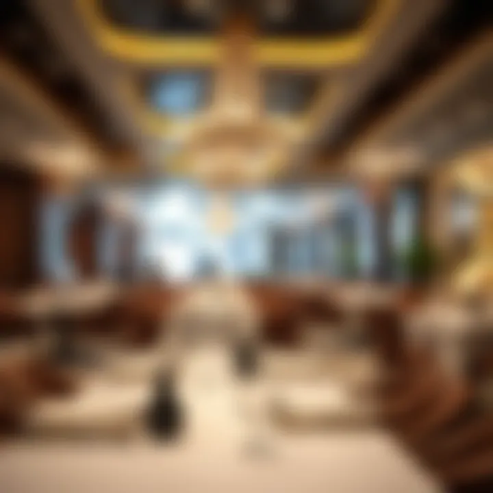 Fine Dining Experience at Dubai Mall An elegant table setting in a fine dining restaurant within Dubai Mall