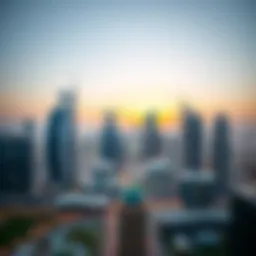 Impressive skyline of Dubai showcasing modern architecture