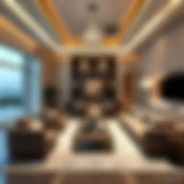Elegant Interior Design in Dubai Hills Villas Elegant interior design showcasing modern living spaces