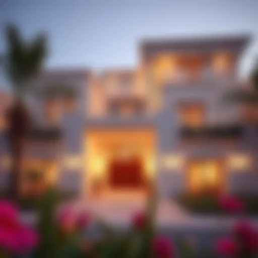 Luxurious exterior view of Dubai Hills Villas