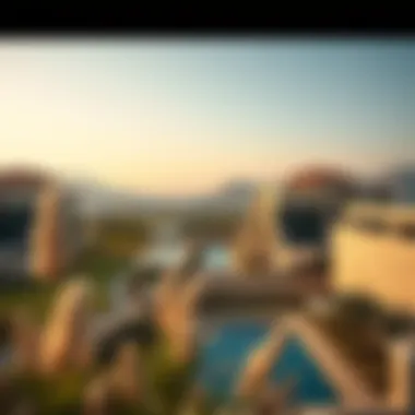 Scenic Landscape Around Dubai Hills Villas Scenic landscape surrounding Dubai Hills Villas