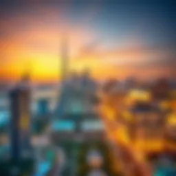 Stunning skyline of Dubai showcasing luxury properties