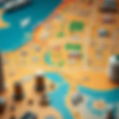Map of Residential and Commercial Zones Map of residential and commercial zones in Dubai