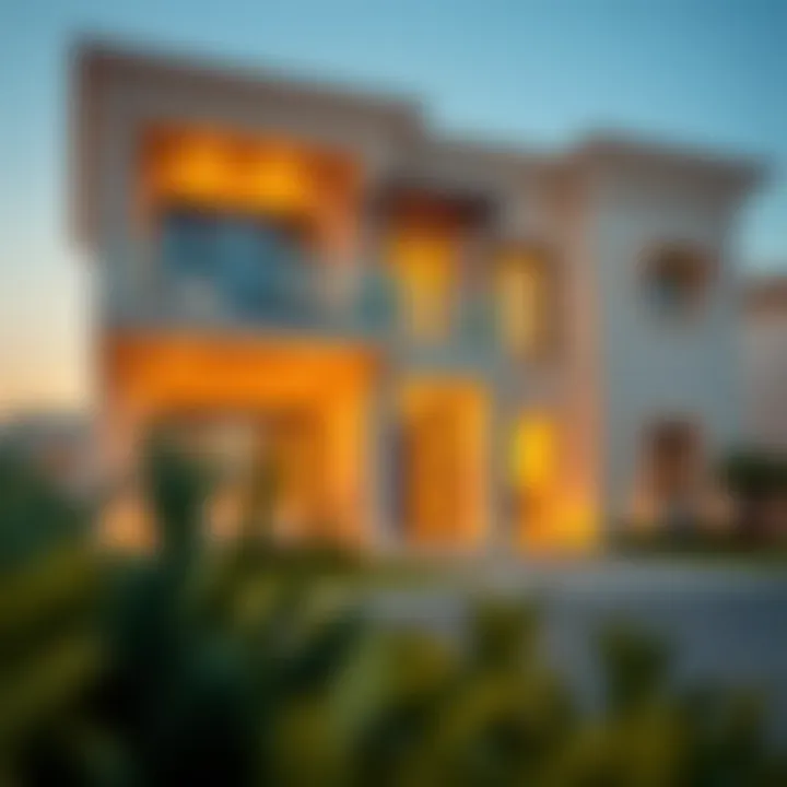 Elegant Villas in Al Jubail Island Luxurious villas and modern architecture within Al Jubail Island community