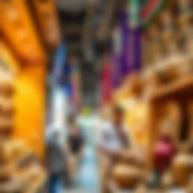 Local Craftsmanship on Display Shopping experience highlighting local craftsmanship