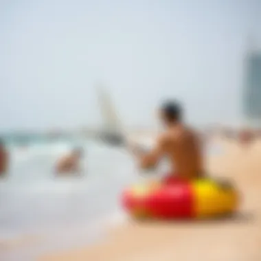 Vibrant Activities at Al Mamzar Beach Vibrant beach activities at Al Mamzar