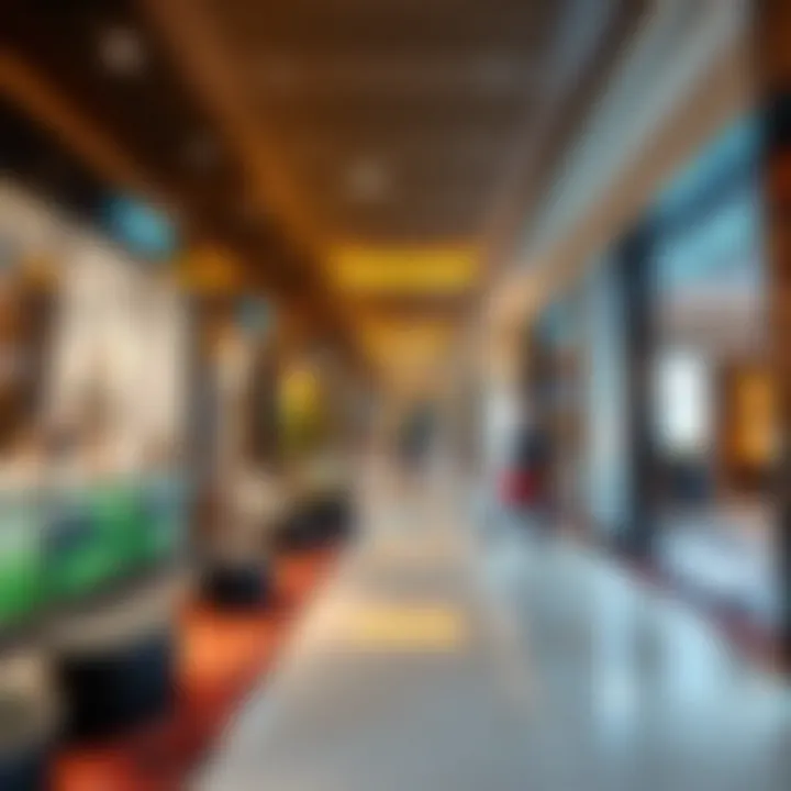 Upscale Shopping Experience at Barari Mall Luxury retail stores inside Barari Mall featuring high-end brands