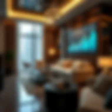 Graphs illustrating real estate market trends in برج الريم Dubai