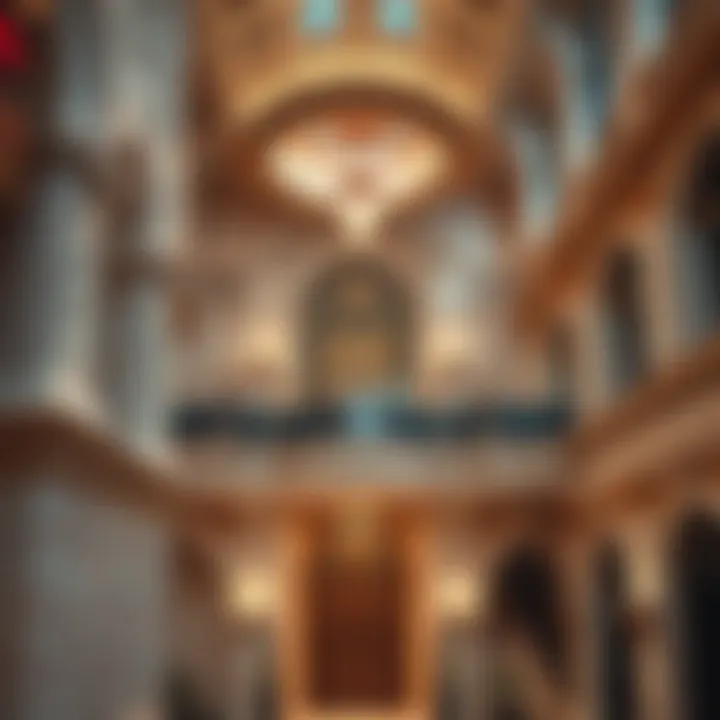 Architectural Details of برج الياسمين Architectural details highlighting the unique design of برج الياسمين