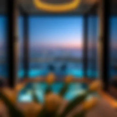 Breathtaking views from Bvlgari Villa overlooking Dubai's coastline