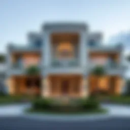 Exterior view of Bvlgari Villa showcasing its architectural brilliance