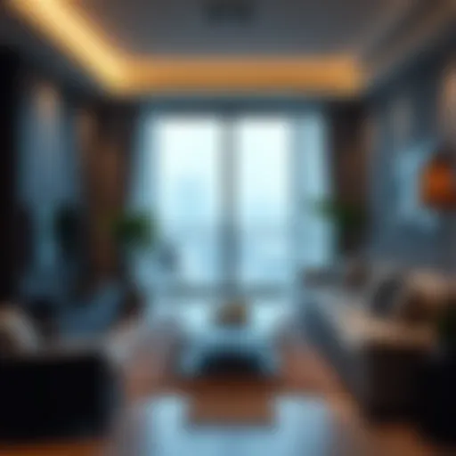 Conceptual representation of shared living spaces in Business Bay