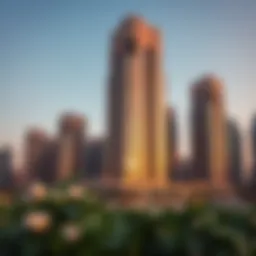 Stunning view of Damac Towers Paramount showcasing its unique design