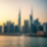 Iconic skyline of Dubai featuring modern architecture