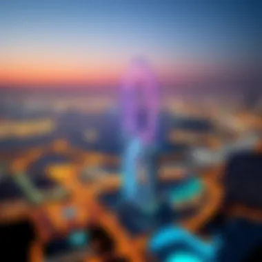 Stunning Panoramic View of Dubai Eye Panoramic view of Dubai Eye