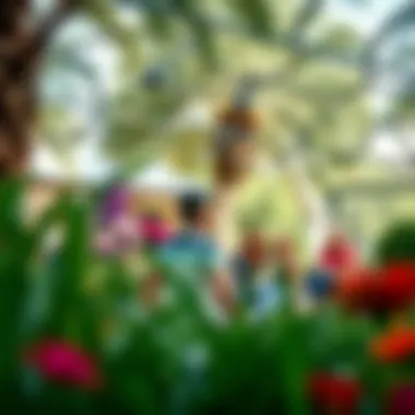 Community Engagement in Dubai's Green Spaces Vibrant community space within a Dubai garden