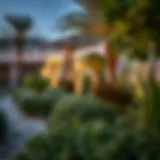 Lush greenery in Dubai Garden showcasing urban landscaping