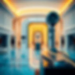 Futuristic design of a smart police station in Dubai