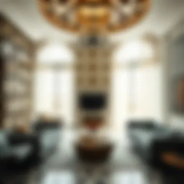 Intricate geometric patterns found in Emirati house interiors