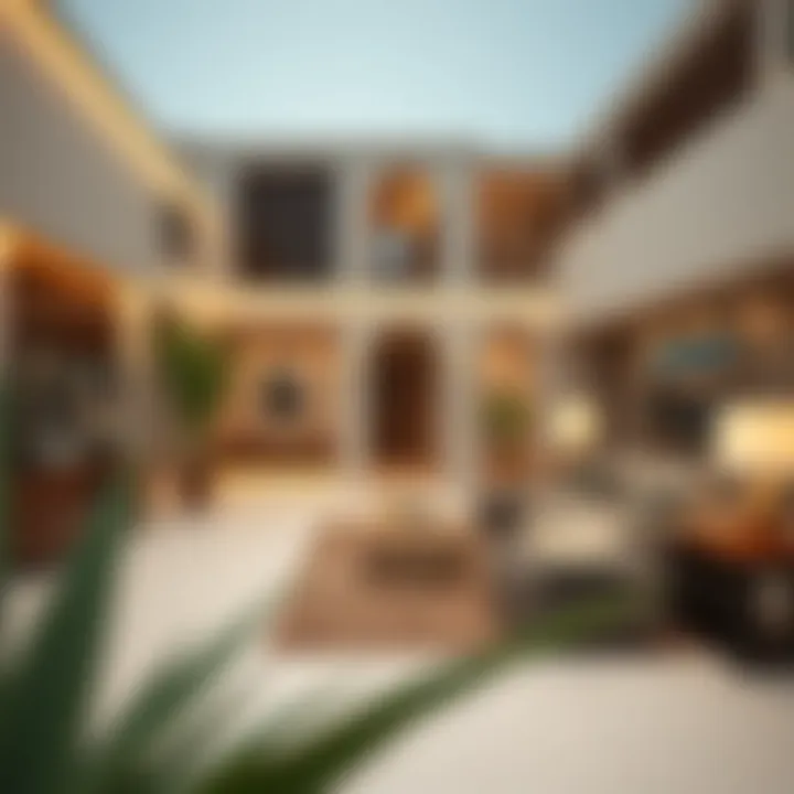 Modern Emirati house blending traditional and contemporary styles