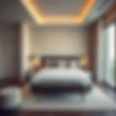 Comfortable Bedroom Design Tranquil bedroom in a serviced apartment designed for comfort