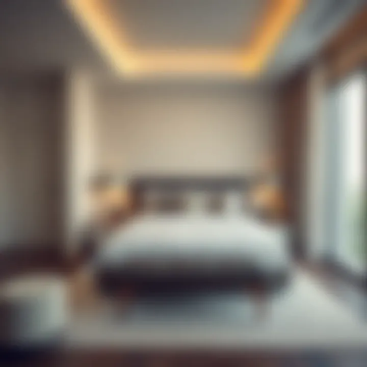 Comfortable Bedroom Design Tranquil bedroom in a serviced apartment designed for comfort