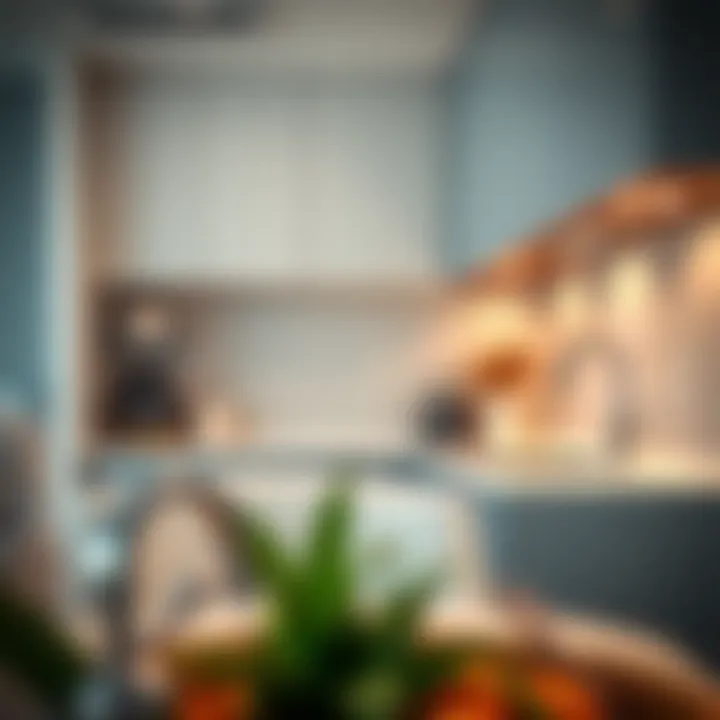 Modern Kitchen Amenities in Serviced Apartment Well-equipped kitchen in a hotel apartment showcasing modern amenities