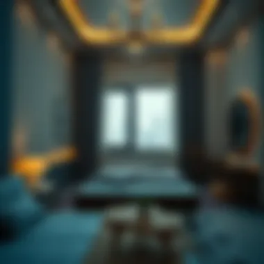 Cozy bedroom interior in Al Qusais